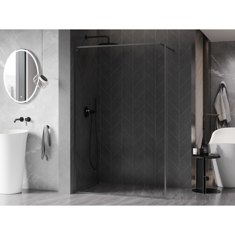 Mexen Kioto-XF душ стена Walk-in с рамка 60 x 202 см, прозрачен 10 мм, четка