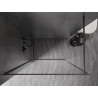 Mexen Kioto-XF душ стена Walk-in с рамка 60 x 202 см, прозрачен 10 мм, четка