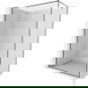 Mexen Kioto-XF стъпка за душ Walk-in с рамка 120 x 202 см, прозрачно 10 мм, gun metal - 800-120-104-95-00-X