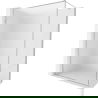 Mexen Kioto-XF стена за душ Walk-in с рамка 120 x 202 cm, матирано 10 mm, хром - 800-120-104-01-30-X