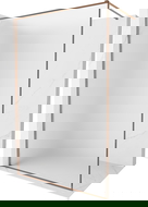 Mexen Kioto-XF душ преграда Walk-in с рамка 60 x 202 cm, мат 10 mm, розово злато - 800-060-104-60-30-X