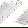Mexen Kioto-XF душ панел Walk-in с рамка 70 x 202 cm, матиран 10 mm, матирана мед - 800-070-104-65-30-X