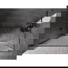 Mexen Kioto-XF душ панел за душ кабина Walk-in с рамка 60 x 202 см, матирано 10 mm, четка Gun Gray - 800-060-104-66-30-X