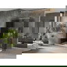 Mexen Omega душ кабина раздвижна 130 x 70 см, графит, хром + поддон Flat, бял - 825-130-070-01-40-4010