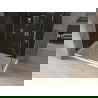 Mexen Omega душ кабина раздвижна 130 x 70 см, графит, хром + поддон Flat, бял - 825-130-070-01-40-4010