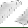Mexen Kioto-XF стена за душ Walk-in с рамка 150 x 202 см, мат 10 мм, gun metal - 800-150-104-95-30-X