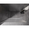 Mexen Kioto-XF душ-преграда Walk-in с рамка 90 x 202 см, матирано стъкло 10 мм, четкан