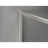 Mexen Kioto-XF душ-преграда Walk-in с рамка 90 x 202 см, матирано стъкло 10 мм, четкан
