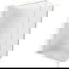 Mexen Kioto-XF стена за душ Walk-in с рамка 100 x 202 cm, матирано 10 мм, четкан никел - 800-100-104-97-30-X