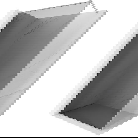 Mexen Kioto-XF душ кабина Walk-in с рамка 110 x 202 cm, графит 10 mm, хром - 800-110-104-01-40-X