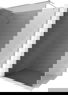 Mexen Kioto-XF душ стена Walk-in с рамка 160 x 202 см, графит 10 мм, хром - 800-160-104-01-40-X