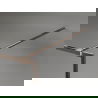 Mexen Kioto-XF душ кабина Walk-in с рамка 50 x 202 cm, графит 10 mm, розово злато - 800-050-104-60-40-X