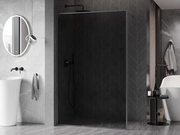 Mexen Kioto-XF преграда за душ Walk-in с рамка 80 x 202 см, графит 10 мм, gun metal - 800-080-104-95-40-X