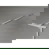 Mexen Kioto-XF душ екран Walk-in с рамка 120 x 202 cm, графит 10 mm, четкан никел - 800-120-104-97-40-X