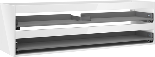 Mexen Box-A корпус на шкаф под мивка 160 см, 2 чекмеджета, бял лъскав - 91AX0-1600-470-2-00