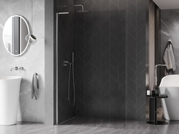 Mexen Kioto-X L душ-стена Walk-in 100 x 200 см, прозрачно 10 мм, хром - 800-100-107-01-00-X