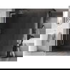 Mexen Kioto-X L стена за душ Walk-in 60 x 200 cm, прозрачна 10 mm, бяла - 800-060-107-20-00-X