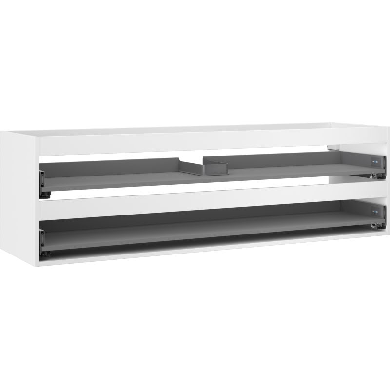 Mexen Box-A корпус на шкаф за мивка 160 см, 2 чекмеджета, бял мат - 91AX0-1600-470-2-01