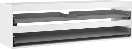 Mexen Box-A корпус на шкаф под умивалник 160 см, 2 чекмеджета, бял мат - 91AX0-1600-470-2-01