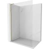 Mexen Kioto-X L стена за душ Walk-in 100 x 200 см, прозрачна 10 мм, златна - 800-100-107-50-00-X