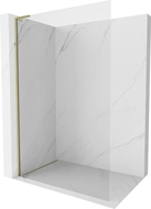 Mexen Kioto-X L душ панел Walk-in 120 x 200 см, прозрачен 10 мм, златен - 800-120-107-50-00-X
