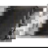 Mexen Kioto-X L душ стена Walk-in 80 x 200 cm, прозрачно 10 mm, злато четка - 800-080-107-55-00-X