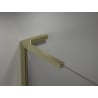 Mexen Kioto-X L стена за душ Walk-in 100 x 200 см, прозрачна 10 мм, златна - 800-100-107-50-00-X