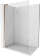 Mexen Kioto-X L душ параван Walk-in 100 x 200 см, прозрачен 10 мм, четкана мед - 800-100-107-65-00-X