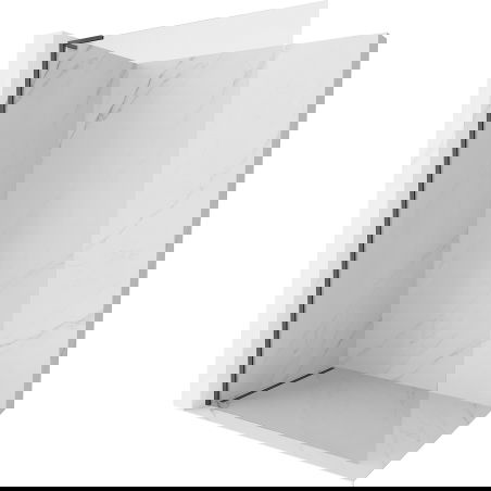 Mexen Kioto-X L душ преграда Walk-in 90 x 200 см, прозрачен 10 мм, четка пистолетно сиво - 800-090-107-66-00-X