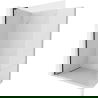 Mexen Kioto-X L Стенна душ Walk-in 50 x 200 cm, прозрачен 10 mm, черна - 800-050-107-70-00-X