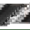 Mexen Киото-X L душ стена Walk-in 60 x 200 cm прозрачна 10 mm, gun metal - 800-060-107-95-00-X