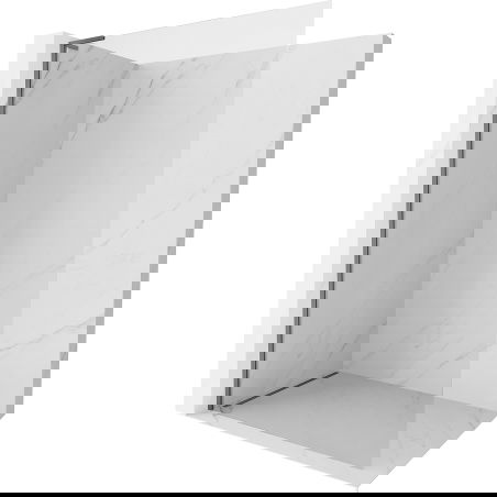 Mexen Kioto-X L душ кабина Walk-in 100 x 200 см, прозрачно 10 мм, gun metal - 800-100-107-95-00-X