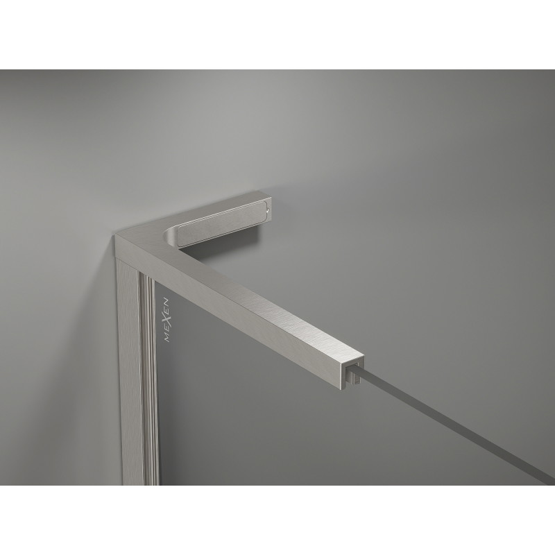 Mexen Kioto-X L душ преграда Walk-in 50 x 200 см, прозрачна 10 мм, четка никел