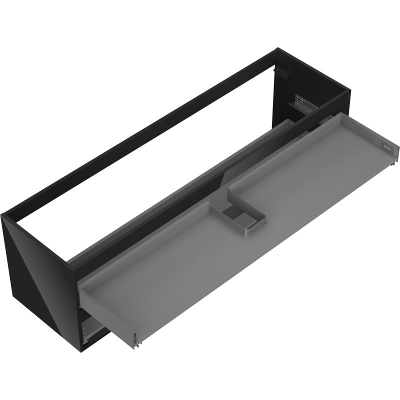 Mexen Box-A корпус шкафче под мивка 160 см, 2 чекмеджета, черен гланц