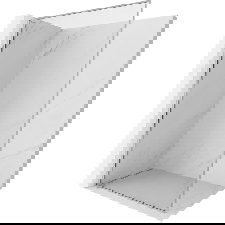Mexen Киото-XF L стена за душ Walk-in с рамка 120 x 202 cm, прозрачен 10 mm, хром - 800-120-174-01-00-XF