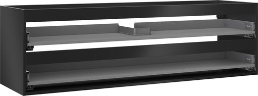 Mexen Box-A корпус на шкаф под мивка 160 см, 2 чекмеджета, черен мат - 91AX0-1600-470-2-71