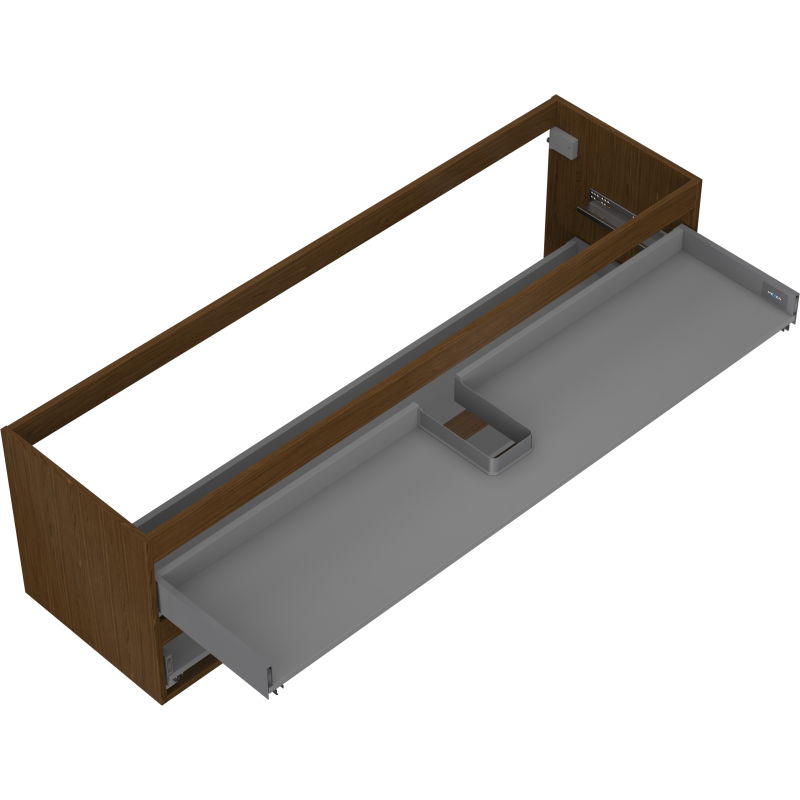 Mexen Box-A корпус на шкаф под мивка 160 см, 2 чекмеджета, орех - 91AX0-1600-470-2-86