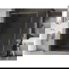 Mexen Kioto-XF L душ екран Walk-in с рамка 70 x 202 cm, прозрачен 10 mm, златен четкан - 800-070-174-55-00-XF