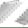 Mexen Kioto-XF L душ параван Walk-in с рамка 100 x 202 cm, прозрачен 10 mm, черен - 800-100-174-70-00-XF