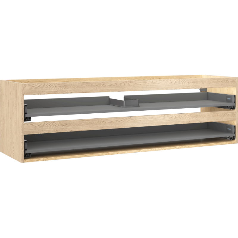 Mexen Box-A корпус шкаф под умивалник 160 см, 2 чекмеджета, дъб - 91AX0-1600-470-2-81