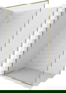 Mexen Kioto-F L Параван за душ Walk-in с рамка 95 x 202 см, прозрачен 8 мм, златен - 800-095-174-50-00