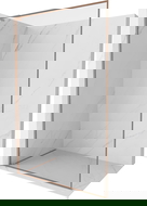 Mexen Kioto-F L Душ кабина Walk-in с рамка 90 x 202 см, прозрачно 8 мм, четкана мед - 800-090-174-65-00