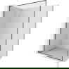 Mexen Kioto-F L Стена за душ Walk-in с рамка 70 x 202 cm, прозрачно 8 mm, четка пистолетно сиво - 800-070-174-66-00