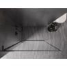 Mexen Киото-F L Стена за душ Walk-in с рамка 85 x 202 cm, прозрачна 8 мм, четка пистолет сив - 800-085-174-66-00