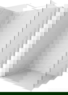 Mexen Kioto-X душ стена Walk-in 130 x 90 cm, прозрачен 10 mm, бяла - 800-130-202-20-00-090-X