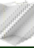 Mexen Kioto-X душ-екран Walk-in 100 x 100 см, прозрачен 10 мм, златен - 800-100-202-50-00-100-X