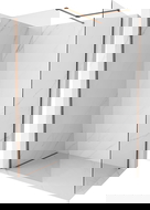 Mexen Kioto-X душ кабина Walk-in 100 x 80 см, прозрачно 10 мм, розово злато - 800-100-202-60-00-080-X