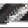 Стена за душ Mexen Kioto-X Walk-in 140 x 100 см, прозрачна 10 мм, матирана мед - 800-140-202-65-00-100-X