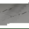 Mexen Kioto-X душ параван Walk-in 120 x 110 см, прозрачен 10 мм, матов gun gray - 800-120-202-66-00-110-X