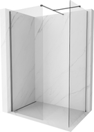 Mexen Kioto-X душ стена Walk-in 140 x 120 см, прозрачно 10 мм, gun metal - 800-140-202-95-00-120-X